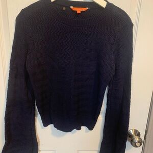 Modcloth Deep Blue Knit Top